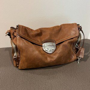 Vintage Prada Bag Brown Leather